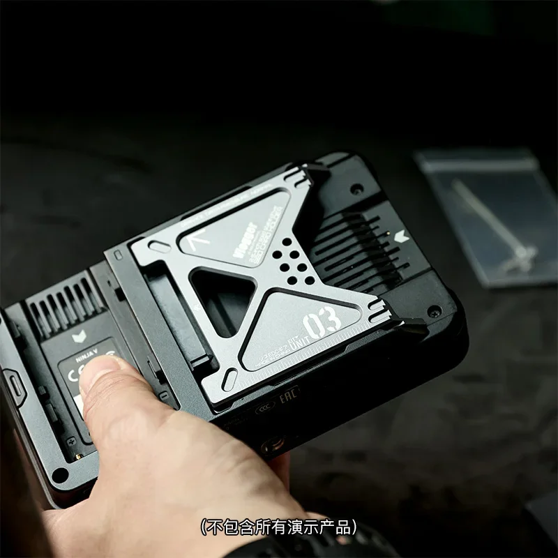 VLOGGER Lunch Box III Magnalium Case to Atomos NINJA V/ NINJA V+ Attachment For 2.5 inch SSD Card Sleeve