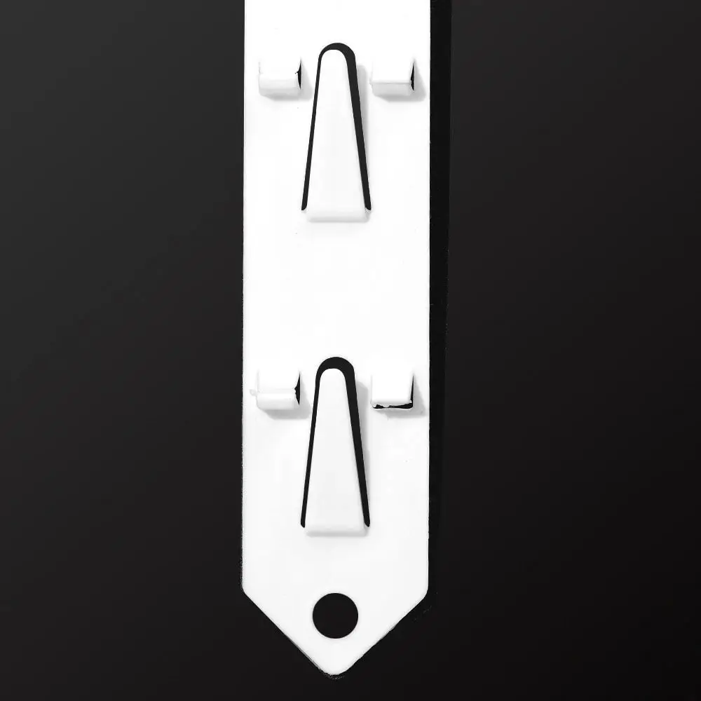 4Pcs Plastic Snack Hanging Strips with Label Header Useful Display Hanger with 12 Hooks Merchandising Clip Strip