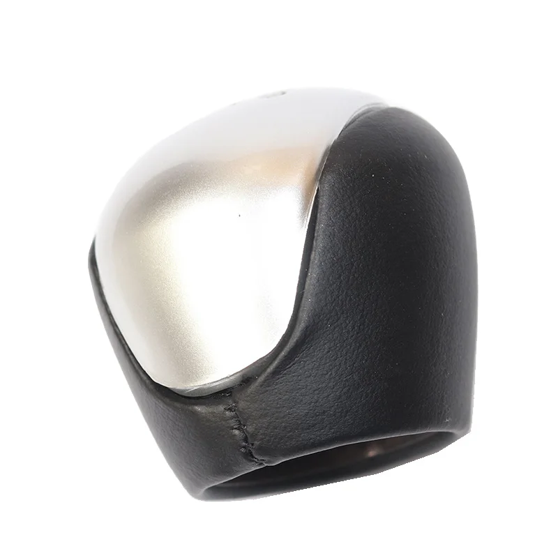 Car Accessories 5/6 Speed leather Car Shift Gear Knob Lever Gaitor Cover for Hyundai Elantra I30 2008-for KIA Forte Cerato Koup 2009-2015