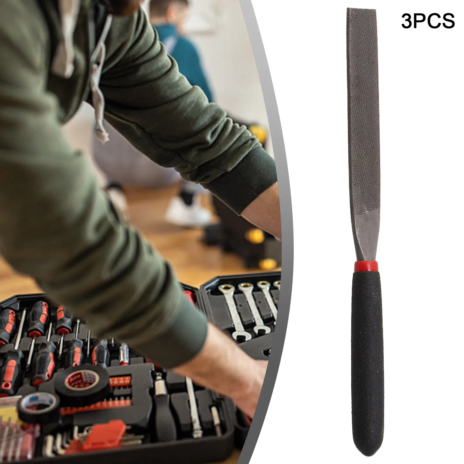 

3 шт., маленькие плоские/круглые/полукруглые напильники для деревообработки