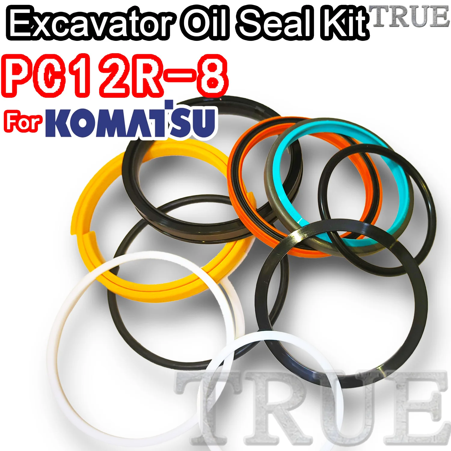 

For PC12R-8 KOMATSU Oil Seal Excavator Repair Kit PC12R 8 Parts MOTOR Piston Rod Shaft Replacement Dust Bushing FKM High Quality