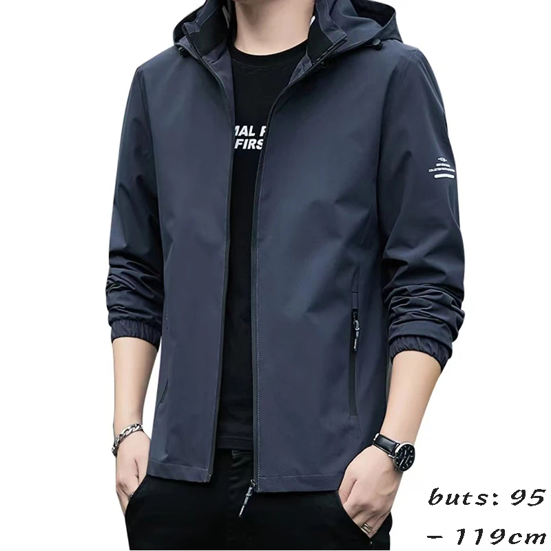 

high quality jacket and coat for men zipper plush lining new 2023 autumn winter causal outerwear clothing - black grey blue