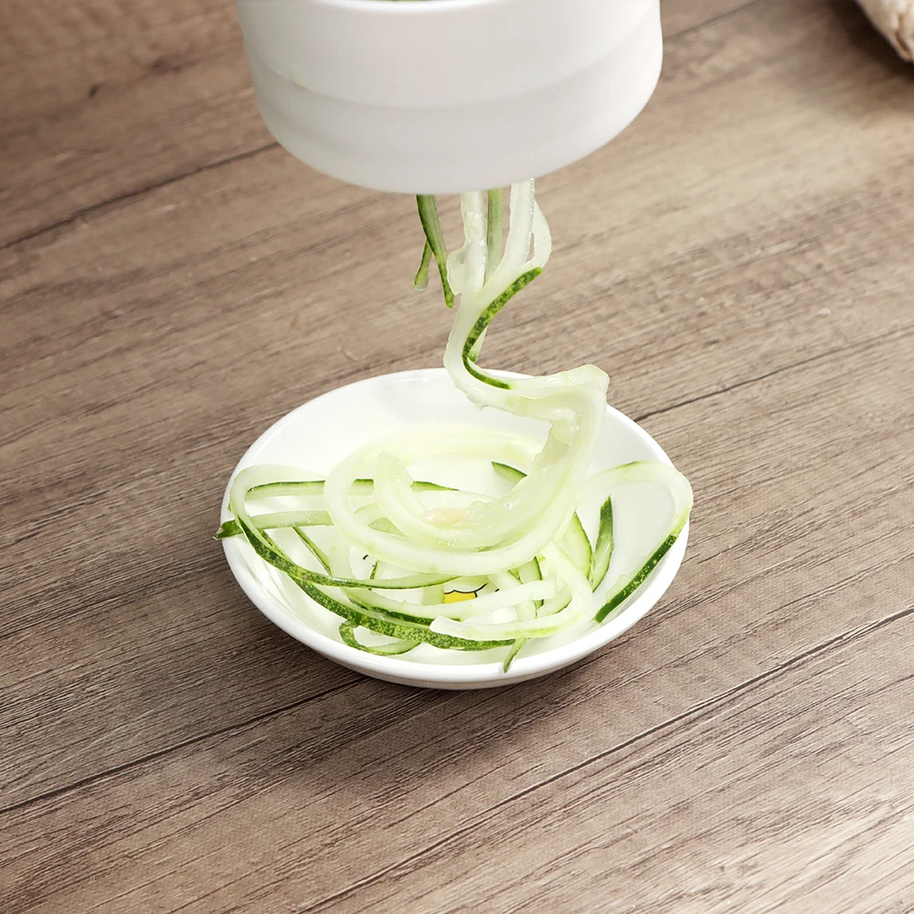 Zucchini Spiralizer Noodle Maker, Zesters Spiralizer For Veggies Zucchini  Noodle Maker Spiralizer For Veggies Noodles 3 Blades Manual Handheld Spiral