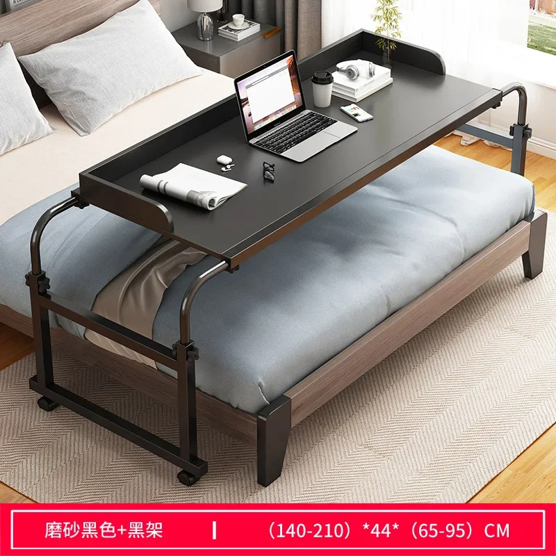 Length& Height Adjustable Rolling Table Computer Desk Home Office Writing Desk Notebook Table Top Sofa Bed Across The Bed