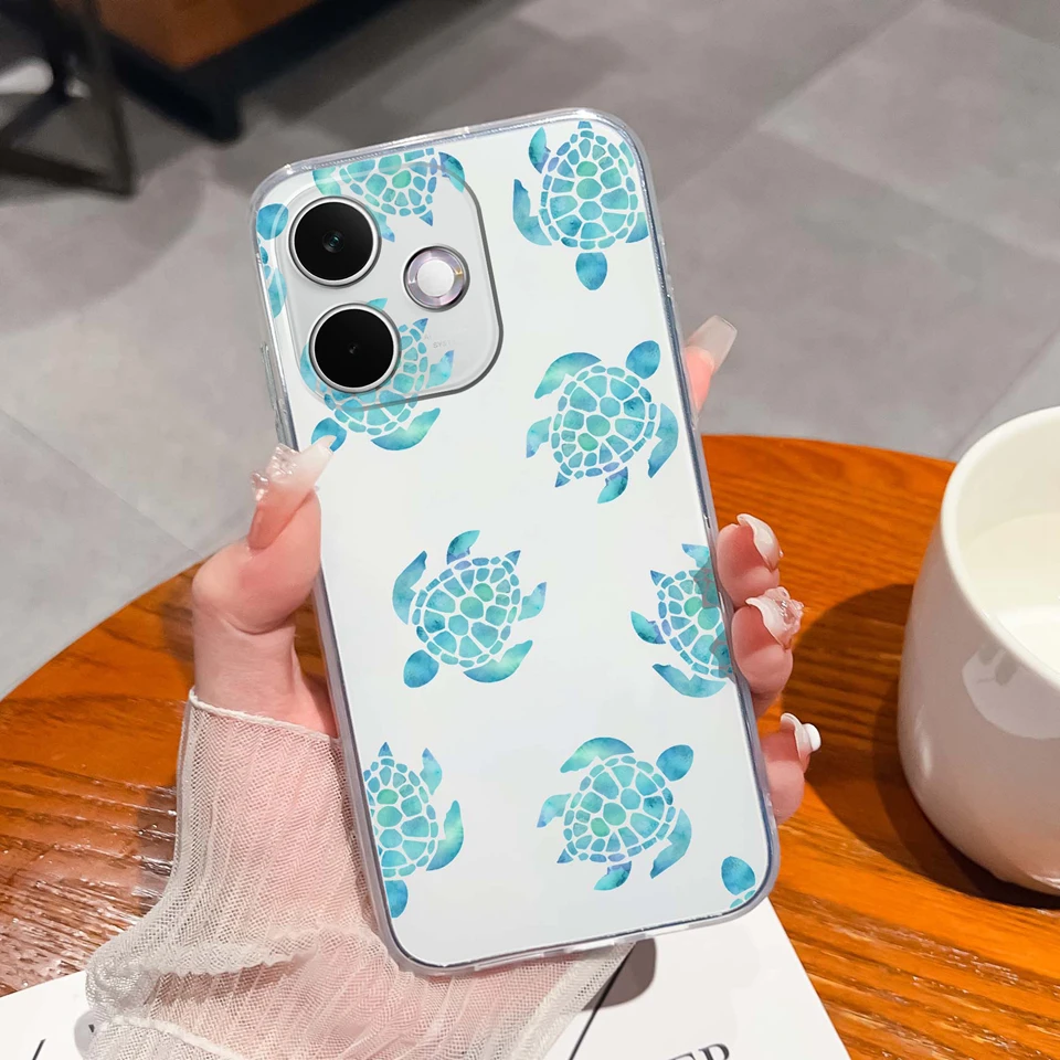 Personalized Clear Case with Butterfly & Cat Design - Antifouling & Anti-Drop Protection