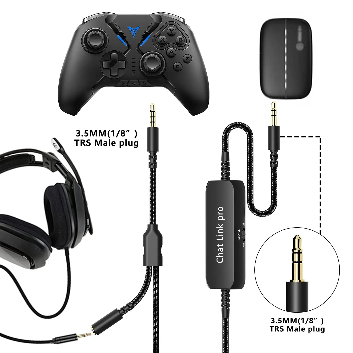 Audio Cable Elgato Chat Link Xbox One Chat Link Pro For Elgato