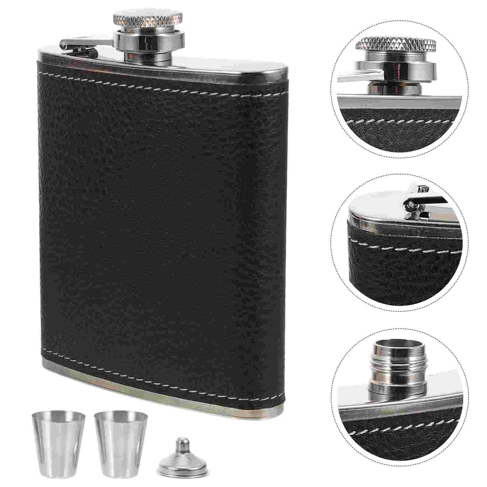

1 Set Stainless Steel Hip Flask Alcohol Flask Camping Whisky Flask Whiskey Bottle