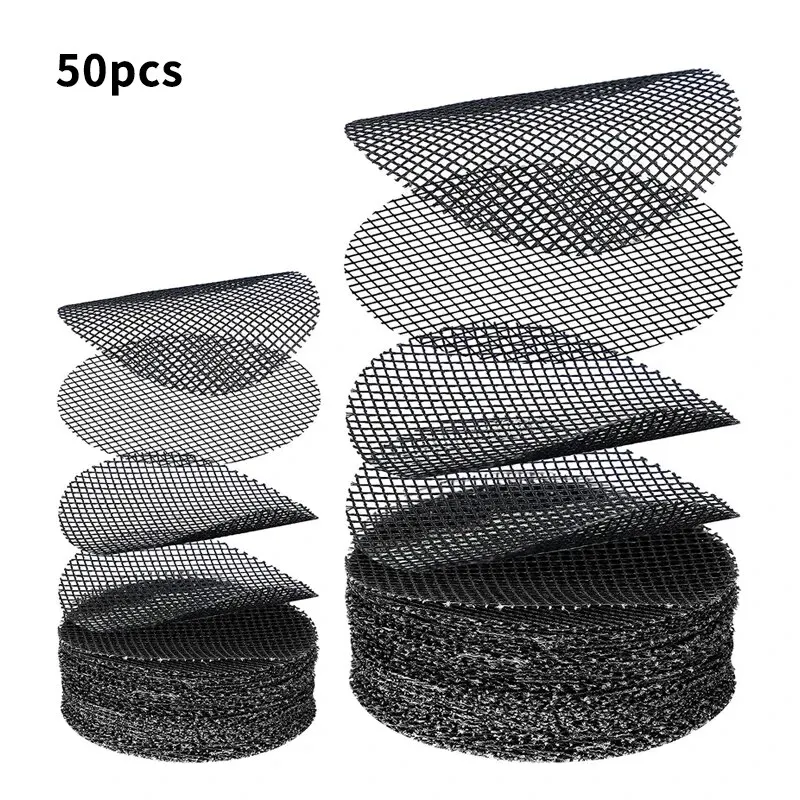 Breathable Leakproof Flower Pot Drainage Mesh Pads (50 Pack)