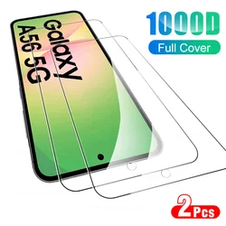 Premium Dual Screen Protector Case with Tempered Glass Film - Enhanced Protection - Samsung A36 5G (2PCS)