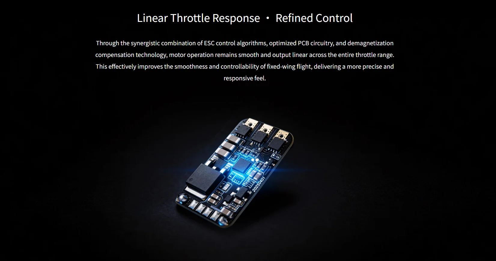 Radiolink RE15A 2S ESC Geschwindigkeitsregler mit integriertem 5V/2A BEC für bürstenlose Motoren RC Flugzeug Starrflügler A560 SU27 D460 Fluggeräte – Detail 4