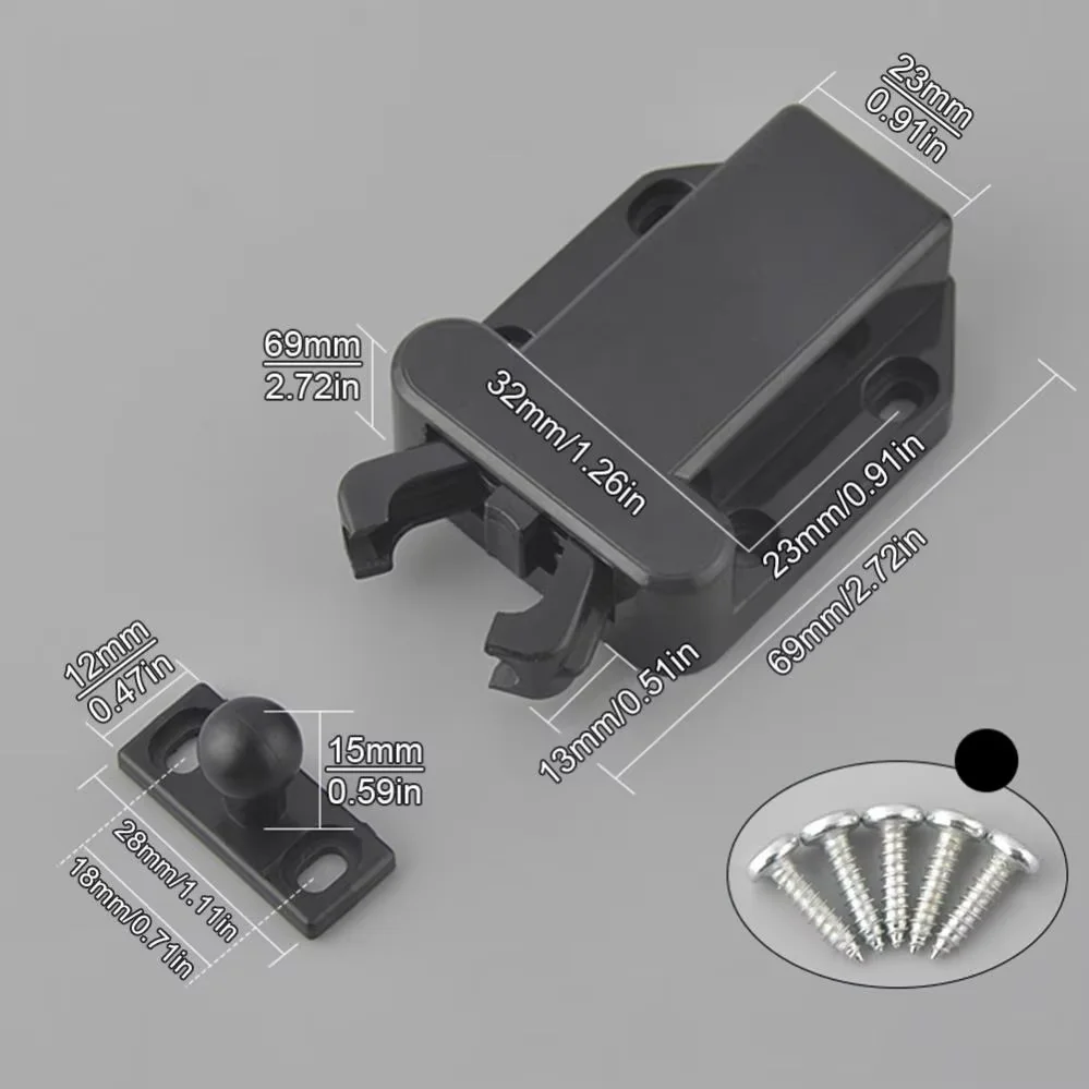 Magnetic Cabinet Latches Door Catch 1Pcs Cabinet Magnetic Drawer Catch Push To Open