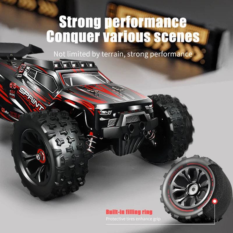 4WD   ڵ ε 4x4 RC  50 Ǵ 85 KM/H  帮Ʈ ̽ 峭  ο 귯ø  RC ڵ