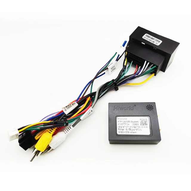 車用16ピン配線ハーネスアダプター CANbusボックスデコーダー Androidラジオ電源ケーブル BMW 3シリーズ E90 E 16ピン 車用 配線ハーネス Android ラジオ電源ケーブル CANbus ボックスデコーダー と互換性がある BMW 3シリーズ Amazon.co.jp: 1  個 カーステレオオーディオ ... カーラジオ CANbus ボックス ケーブル デコーダー BMW E39/ E46/ E53 ハーネス配線ケーブル 16PIN 配線