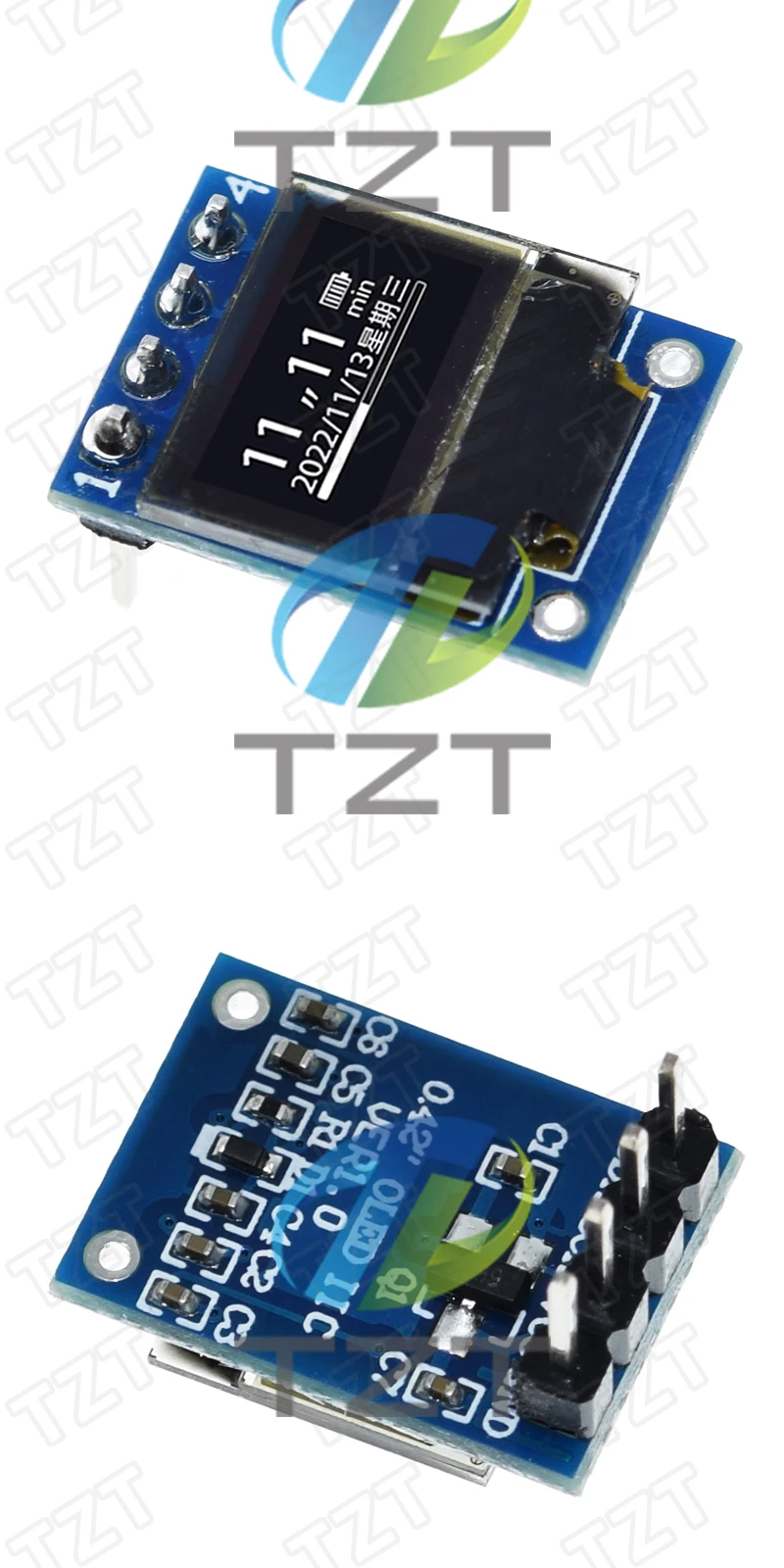 0,42 Zoll OLED-Display IIC/SPI-Schnittstelle OLED-Display-Modul SSD1315 Treiber-IC 72 x 40 Auflösung 3,3 V Modul – Detail 5
