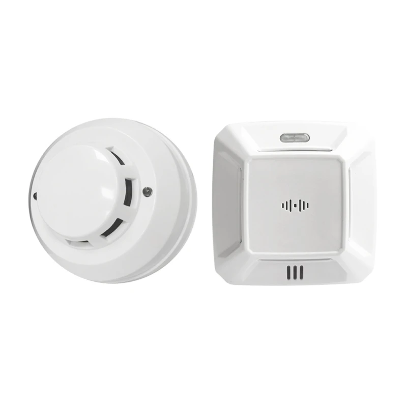

Smoke Detector Kitchen Security Fire High Sensitivity Sound Alarm Home Alarm System with LED F1CD