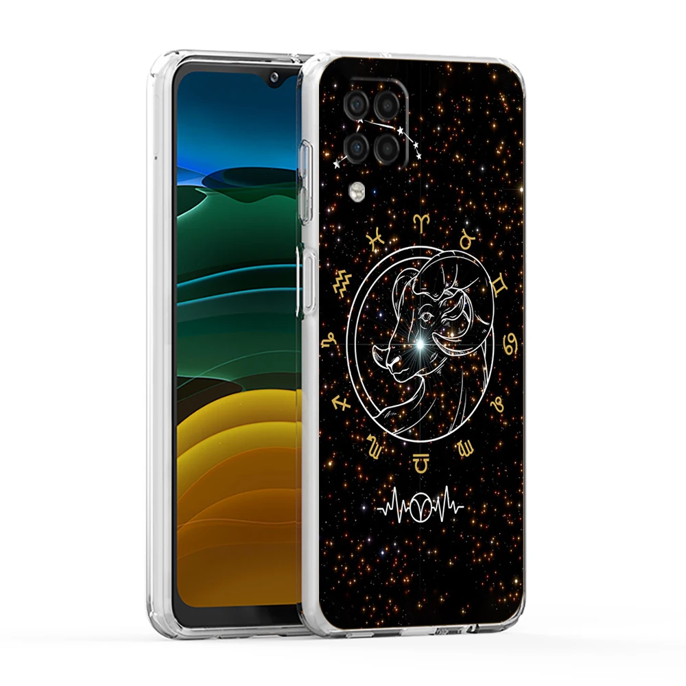 Cartoon Tierkreis Fall für Samsung Galaxy A13 A22 A32 A52 A72 A51 A71 A11 A31 A41 A33 A53 A73 5g transparente Silikonsc halen kapseln – Detail 2