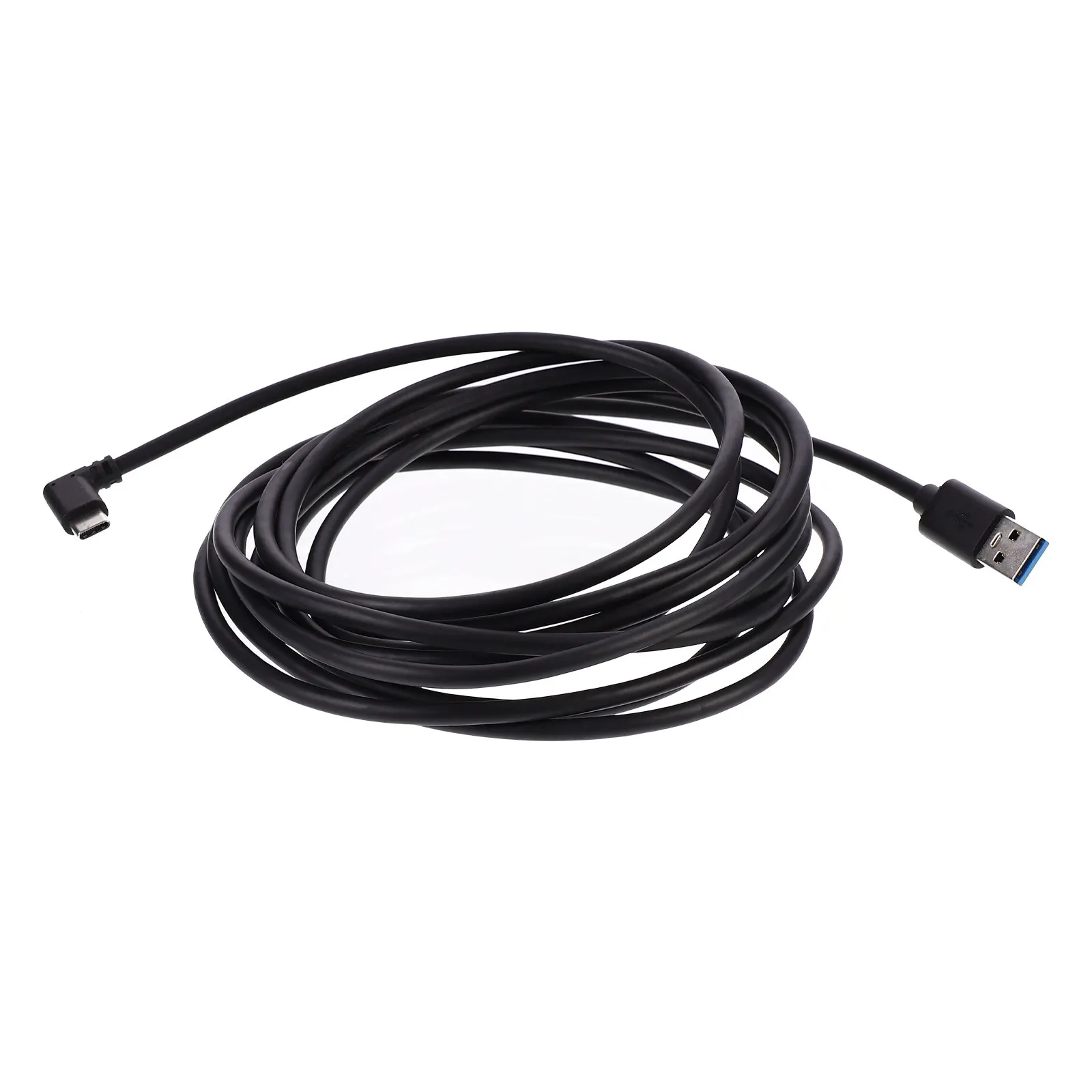 1개 VR 어댑터 케이블 USB C 케이블 타입 C 고속 충전 데이터 라인 엘보우 디자인 고강도 PVC 재킷 주석 도금 구리선 휴대용