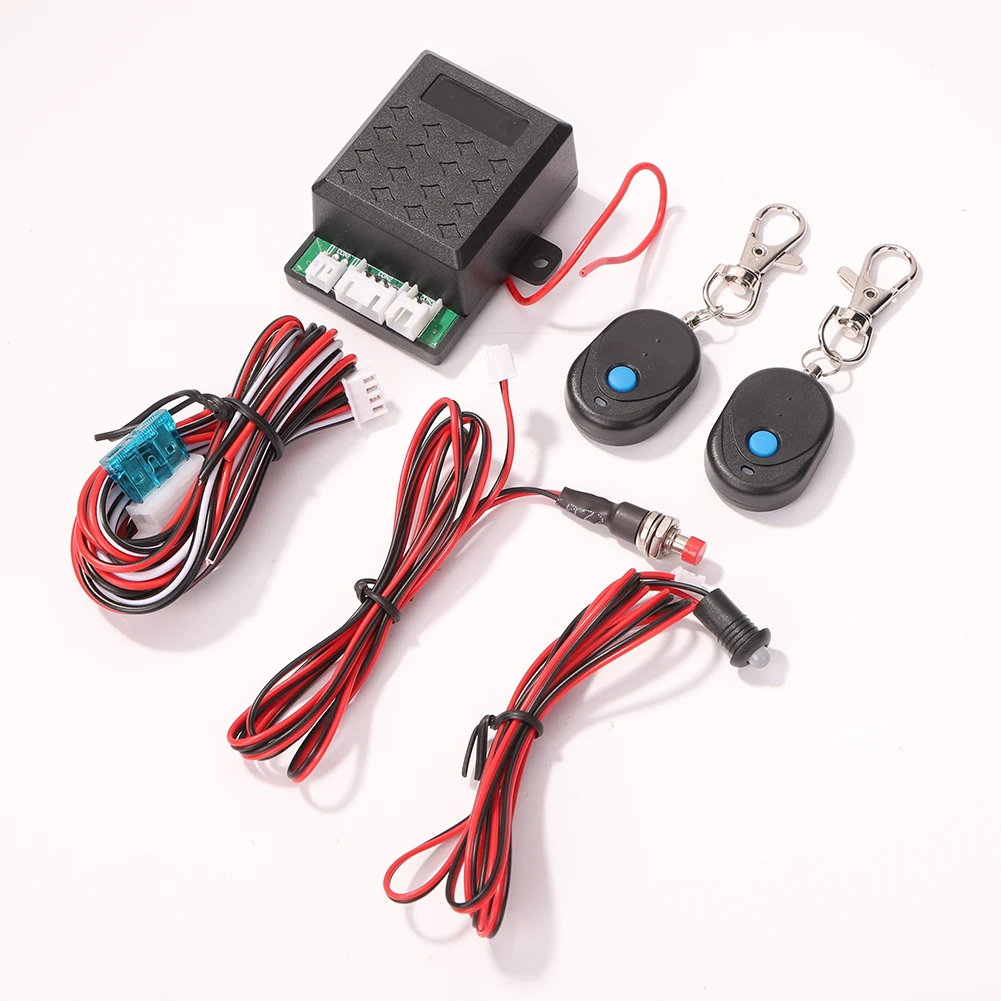 12V Universal Wireless Engine Lock Locking Car Alarm Systems Anti