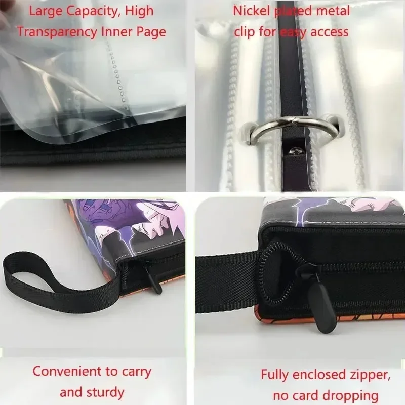 Anime Jujutsu Kaisen Collection 400pcs/900pcs Phantom Parade Card Album Book Card Zipper Game Cards Binder Holder kids Gift playing cards pokemon cards amiibo cards card protectors sleeves trading card binder game cards card album card deck box collectible cards anime cards