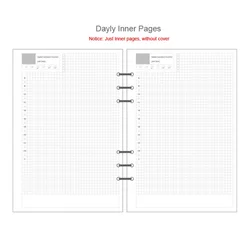 Laser Engraved Notebook Planner & Organizer - Premium Office Supplies Journal - A7 (Daily)