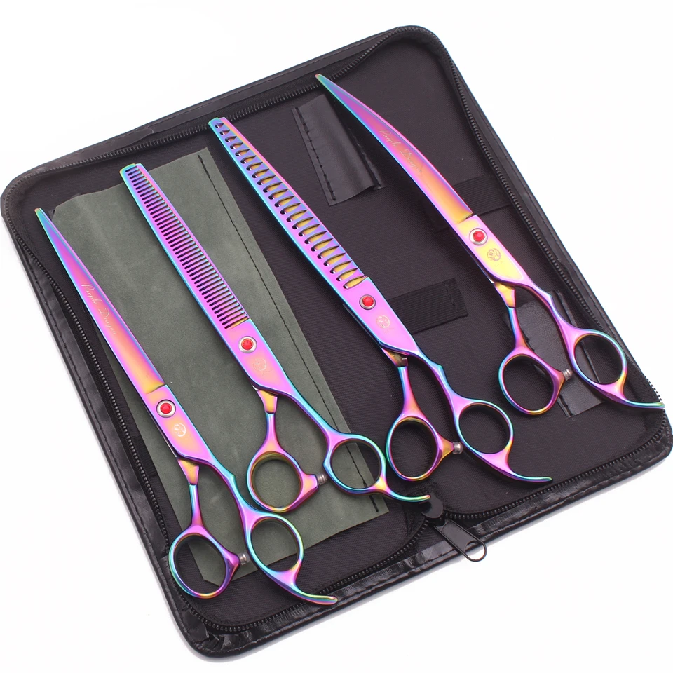 犬のグルーミングセット,8インチのグルーミングシザーキット,日本の