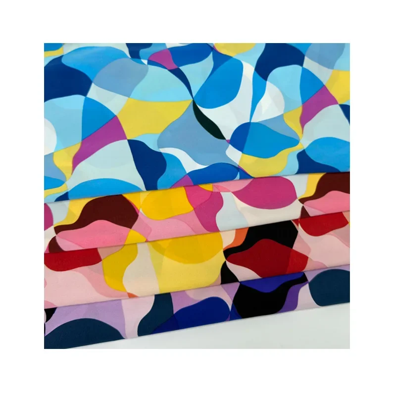 Multicolor Floral Print Dress Fabric Plain Weave Card Fabric Hot Sale Dress Material for Clothing And Crafts