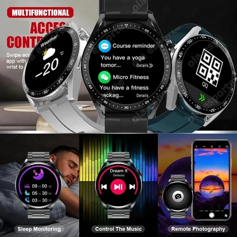  GPS Ʈ ġ, GT4 Pro 360*360 AMOLED ũ ɹڼ  ȭ, IP68    Ʈ ġ 2024, ǰ