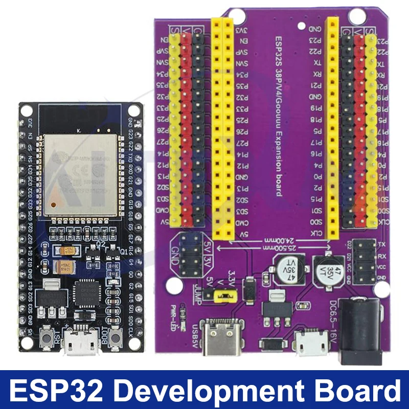 รูปสินค้า บอร์ดพัฒนา ESP32 Wi-Fi Bluetooth สำหรับโปรเจกต์ IoT