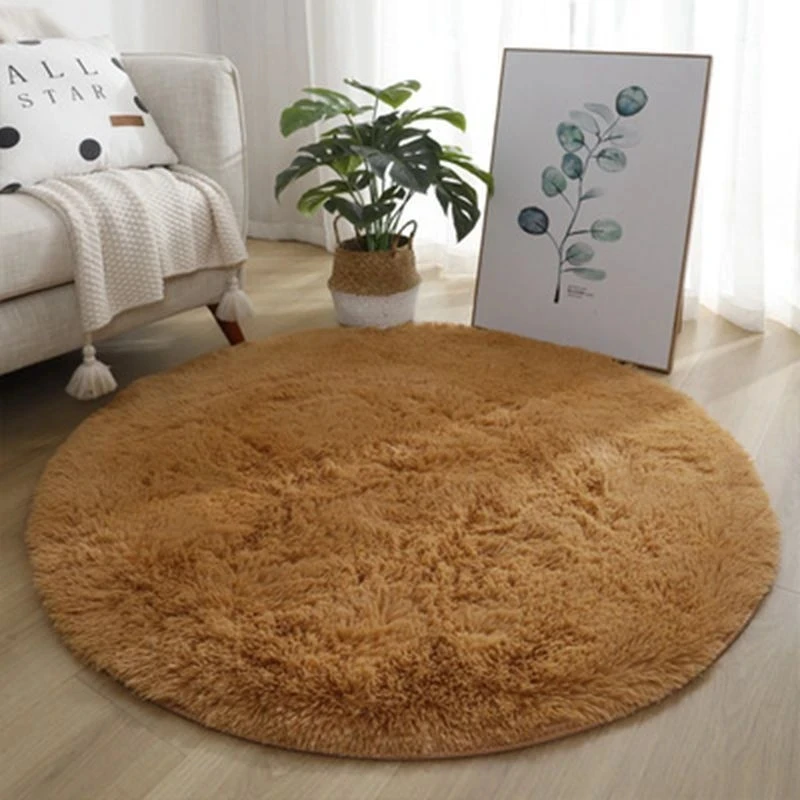 

10962 New Nordic Tie-Dye Carpet Wholesale Plush Mat Living Room Bedroom Bed Blanket Floor Cushion for Home