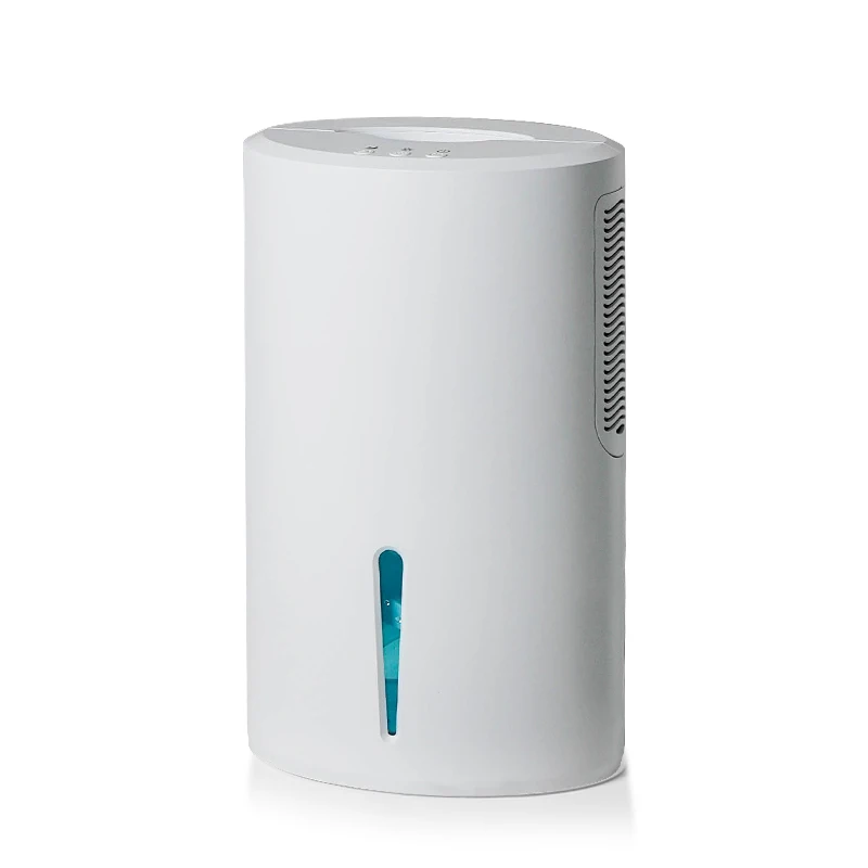 Small Air Dehumidifier 2L 68 OZ Portable Electric Dehumidifier with Drain Hose Quiet Auto Shut Off for Basement Bathroom Office
