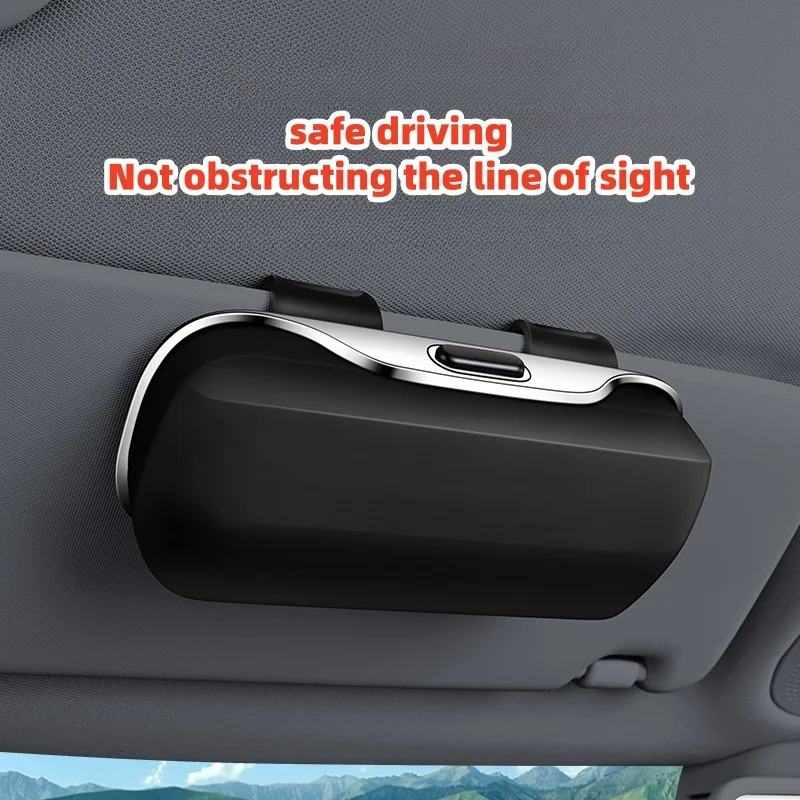 Portable Car Sunglasses and Eyeglasses Holder