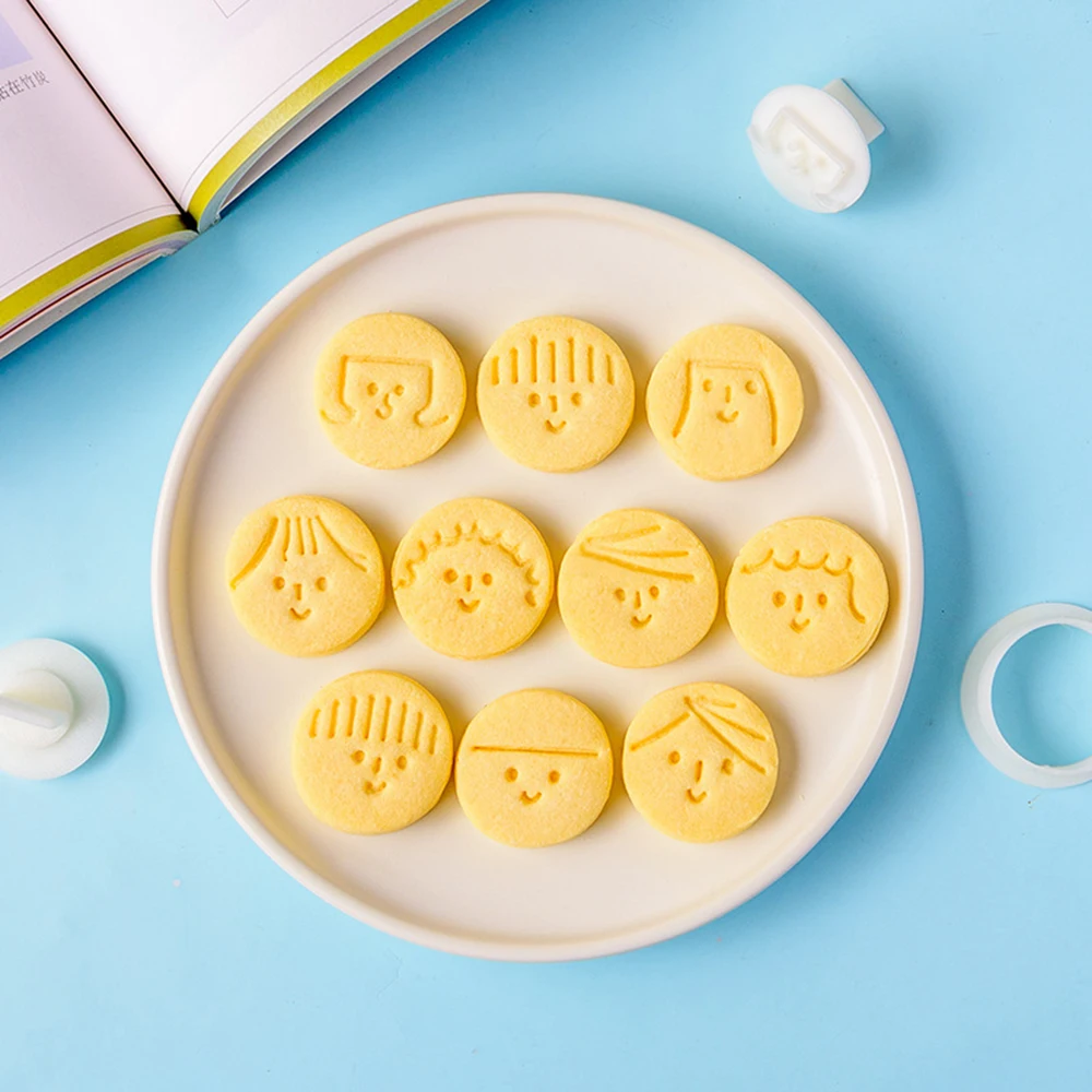 Baking Mold Cookie Mould Cookie Printing Mold 11pcs/set Cute Smiling Face Expression Cookie Mold DIY Baking Tools