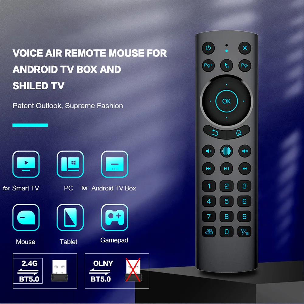 Enhanced Voice Remote Control with Air Mouse & Gyroscope