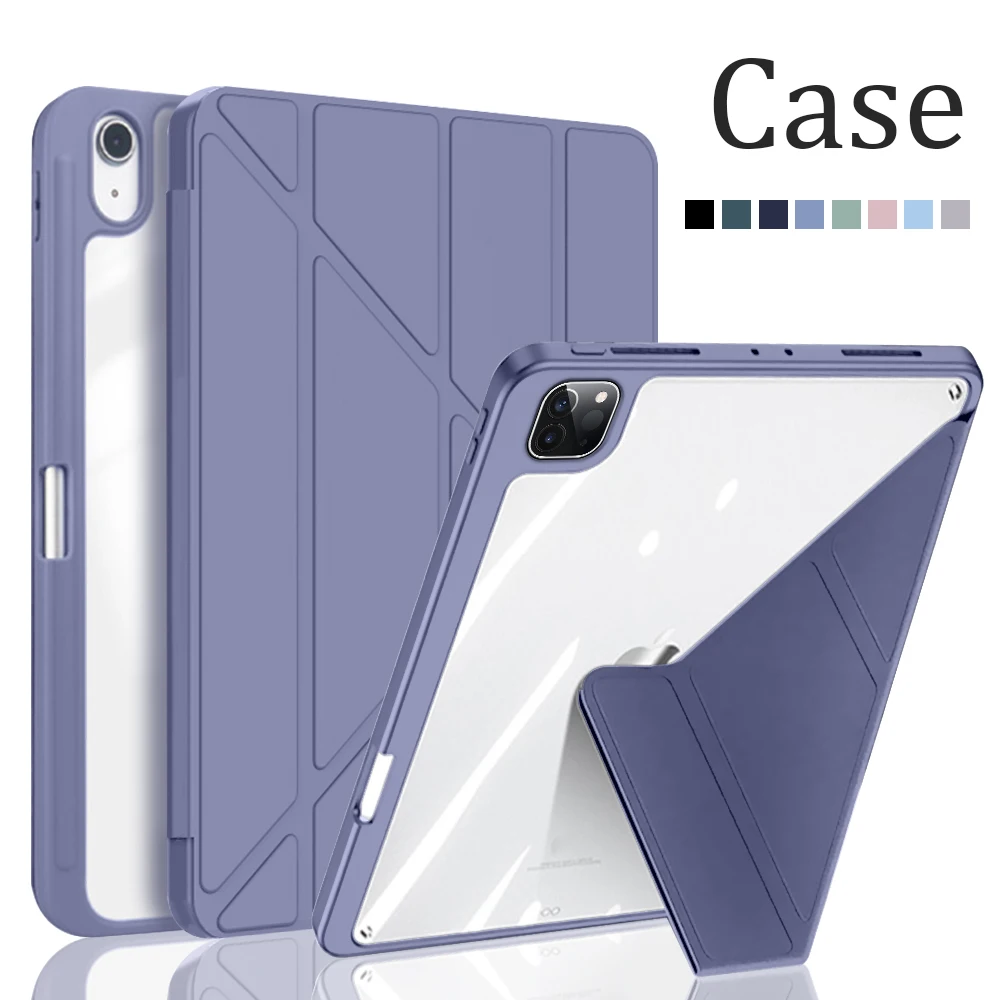 Estojo para Ipad Pro Capa Acessórios Ipad Pro 11 12.9 10.2 Mini Ipad Air 10.5 10th 9th 8th 7ª Geração 2023 2023