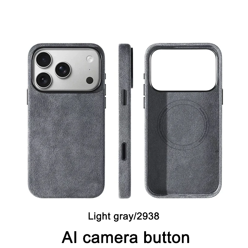 غطاء حماية مغناطيسي من الألكانتارا الأصلي لهاتف آي...