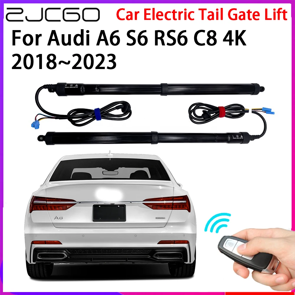 

ZJCGO Car Automatic Tailgate Lifters Electric Tail Gate Lift Assisting System for Audi A6 S6 RS6 C8 4K 2018~2023