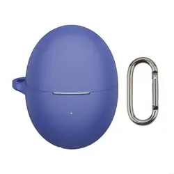 Flexible Soft Silicone Shockproof and Scratch - Resistant Earphone Protector Cover (Dark blue color)