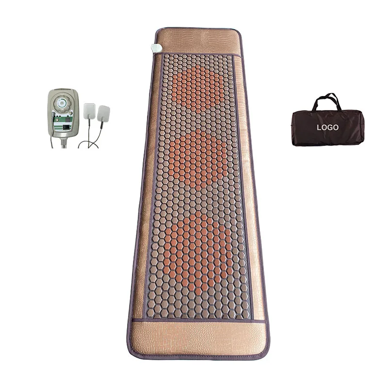 

Nugar Best Far Infrared Negative Ion Tourmanium Stone Massage Tourmaline Triangle Bed Mattress Price