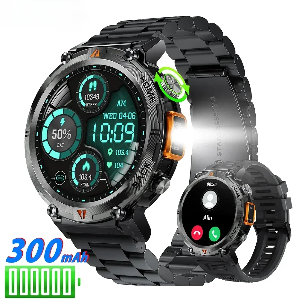 

Best Selling for men GT4 Pro Smart Watch Men AMOLED Outdoor Smartwatch With Flashlight Sport Fitness Bracelet For Xiaomi Android