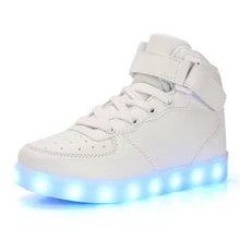  Size 25-46 LED Shoes for Kids Led Slippers for Children & Adult Feminino tenis Boys Girls Luminous Sneakers With Lights Glowing 
