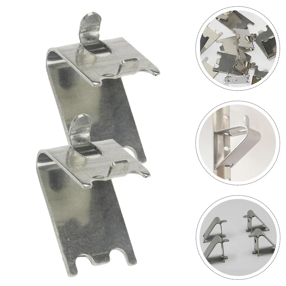 

2 Pcs Freezer Shelf Buckle Refrigerator Support Clamp Tool Hooks Fridge Clip Tongs