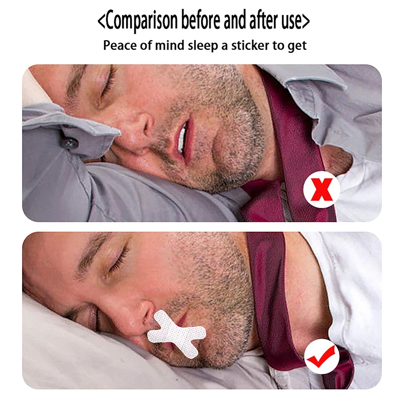 30Pcs Non-woven Sleep Strip Mouth Tape For Snoring For Better Nose Breathing Improved Nighttime Sleeping Less Mouth Breath Snore