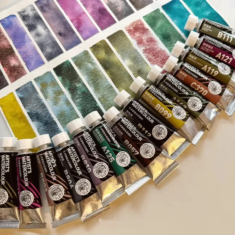Paul Rubens Professional Layed Watercolor Paint 21colors 15ML Artist Water Color For Painting Art Supplies