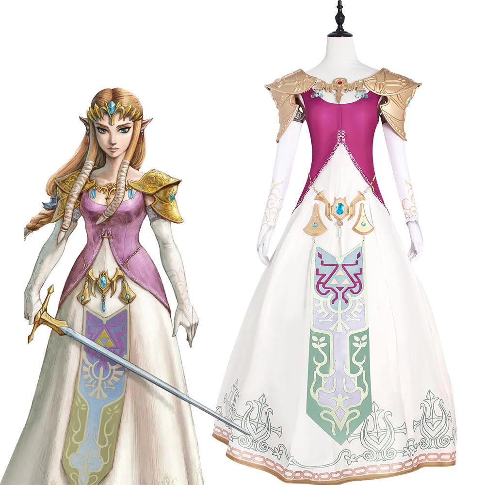 Game Zlda Twilight Princess Cosplay Costumes Dresses Role Play