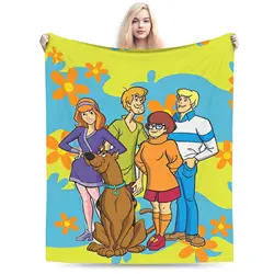 Cartoon Halloween Plush Blanket for Kids - Soft and Cozy Flannel Throw for Outdoor Use, Super Warm Custom Quality Bedspread (1)