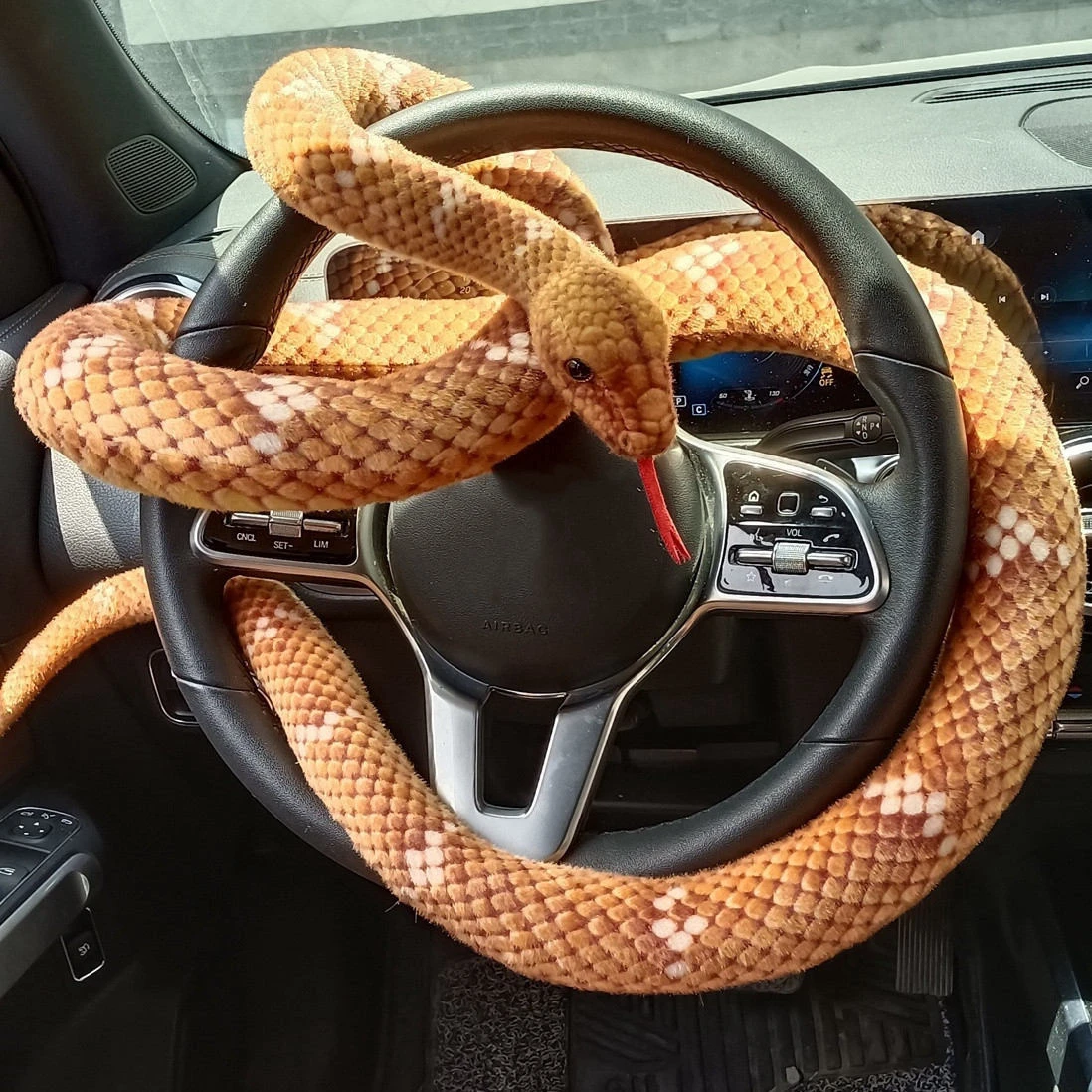 1pc 190cm/280cm Giant Snakes Plush Toy Simulation Long Golden Python ...