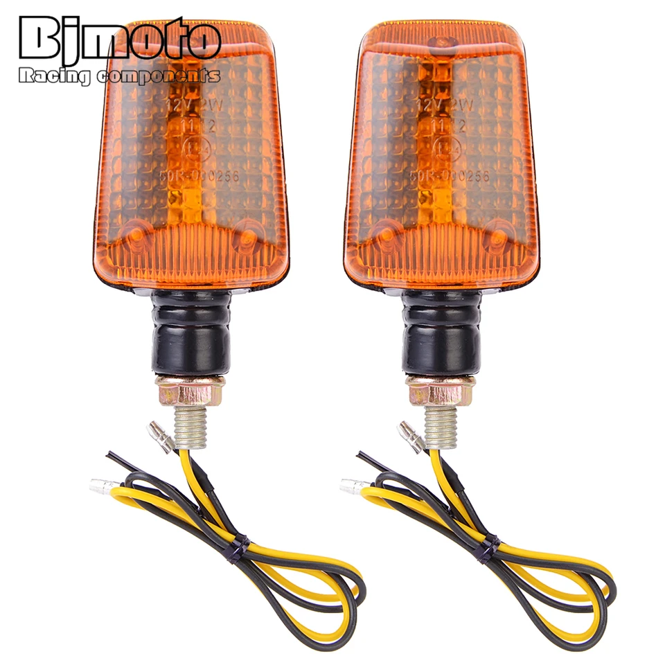 Clignotants De Moto 12v Rétro Ambre Lampe Halogène G-n-125 Rond