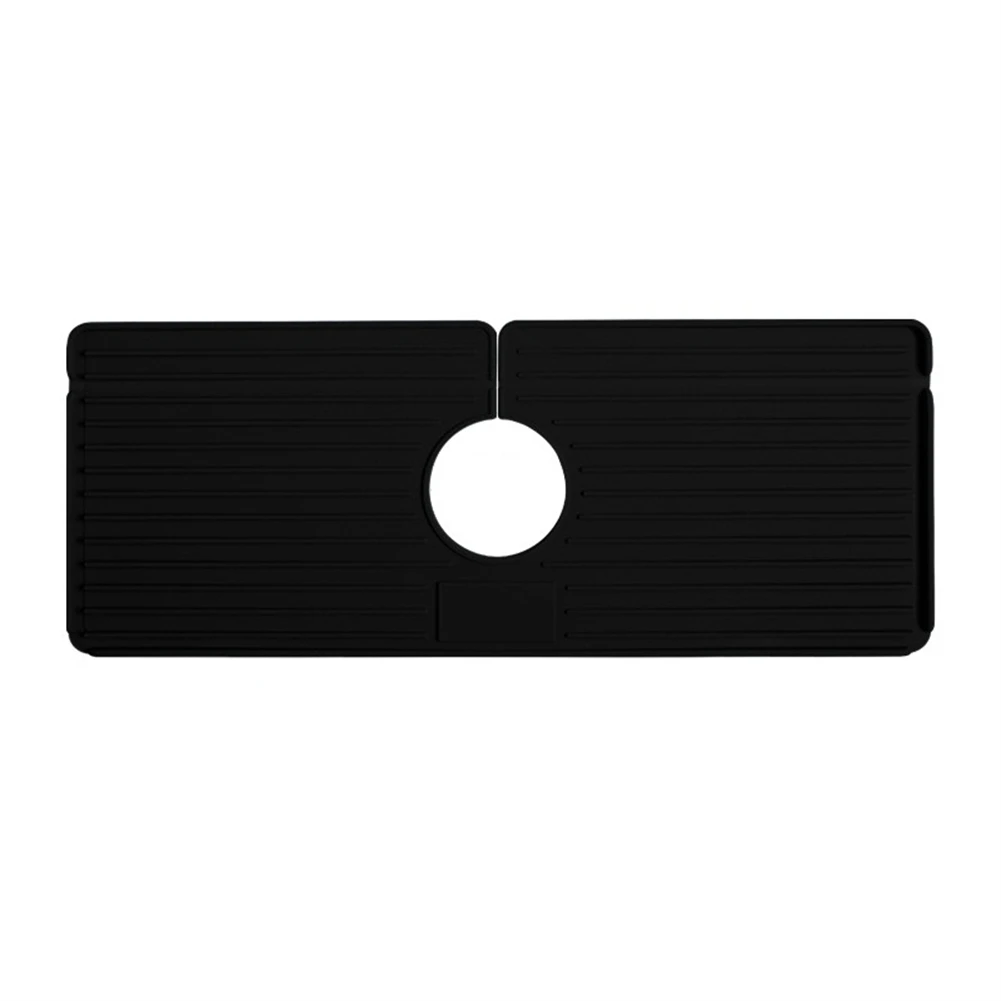 

Convenient storage Multi functional sink accessory Silicone Faucet Mat Splash Pads Drain Pad Bathroom For Kitchen Sink
