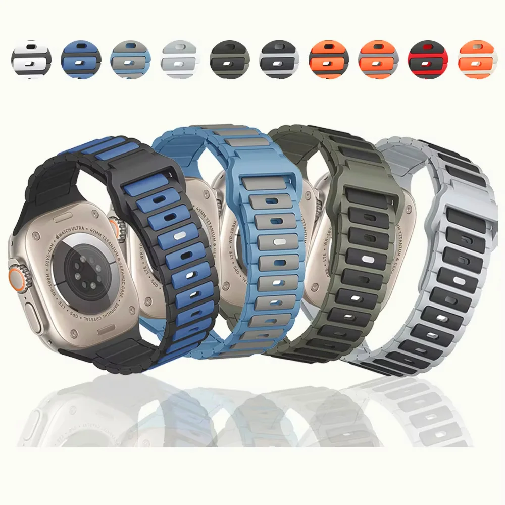 Premium Silicone Watch Strap - Versatile and Stylish Replacement Bracelet
