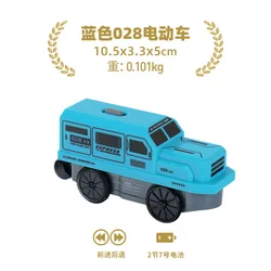 Magnetic Electric Train Set for Toddlers - Battery Operated Wooden Tracks Toy for Kids Aged 3 - 5 (Train NO.09)
